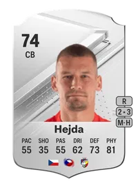 Lukáš Hejda Rare 74 Overall Rating