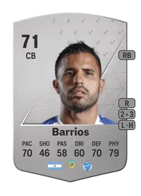 Pier Barrios Common 71 Overall Rating