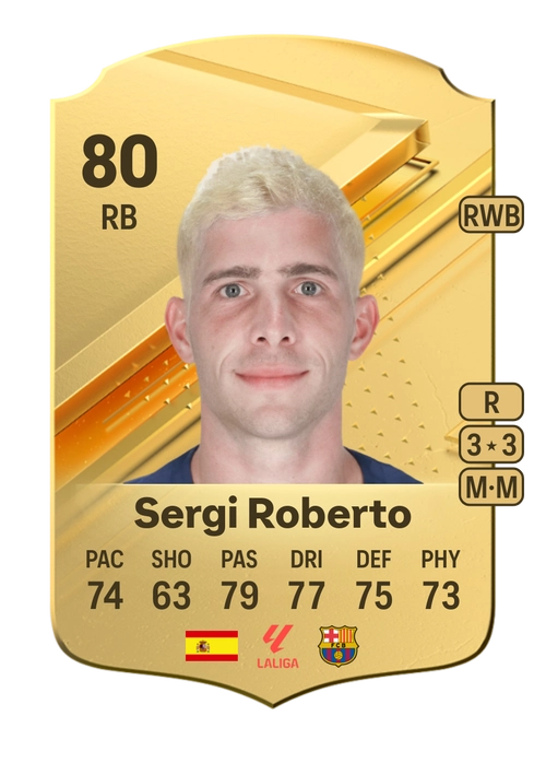 EA FC 24 Sergi Roberto 80