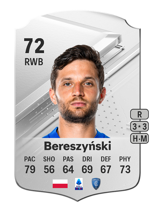 EA FC 24 Bartosz Bereszyński 72