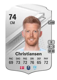 Anders Christiansen Rare 74 Overall Rating