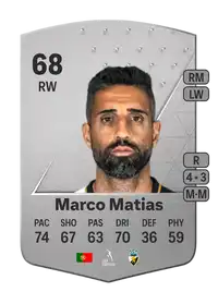 Marco Matias Common 68 Overall Rating