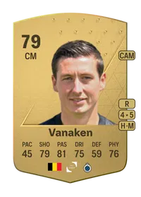 Hans Vanaken Common 79 Overall Rating