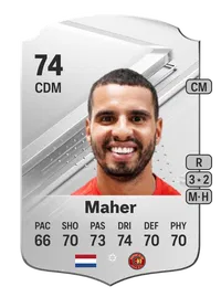 Adam Maher Rare 74 Overall Rating