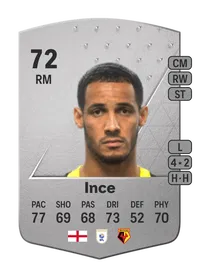 Tom Ince Common 72 Overall Rating