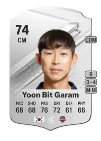 Yoon Bit Garam Rare 74 Overall Rating