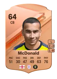 Rod McDonald Rare 64 Overall Rating