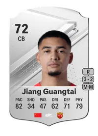 Jiang Guangtai Rare 72 Overall Rating