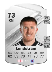 John Lundstram Rare 73 Overall Rating