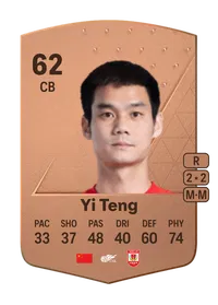 Yi Teng Common 62 Overall Rating