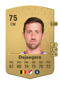 Brecht Dejaegere Common 75 Overall Rating