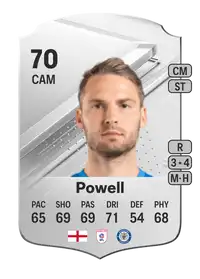 Nick Powell Rare 70 Overall Rating