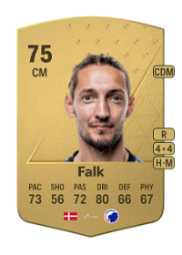 Rasmus Falk Common 75 Overall Rating