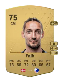 Rasmus Falk Common 75 Overall Rating