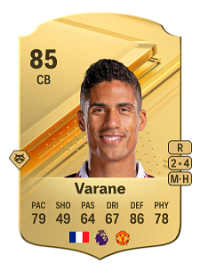 Raphaël Varane Rare 85 Overall Rating
