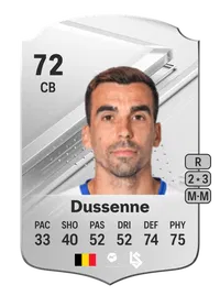 Noë Dussenne Rare 72 Overall Rating