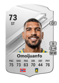Ohi Omoijuanfo Rare 73 Overall Rating
