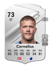 Andreas Cornelius Rare 73 Overall Rating