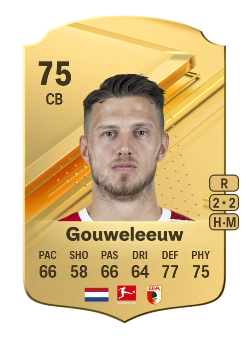 EA FC 24 Jeffrey Gouweleeuw 75