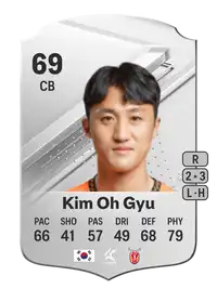 Kim Oh Gyu Rare 69 Overall Rating