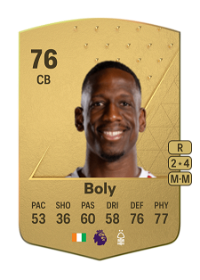 Willy Boly Common 76 Overall Rating