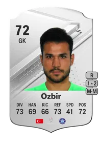 Ertaç Özbir Rare 72 Overall Rating