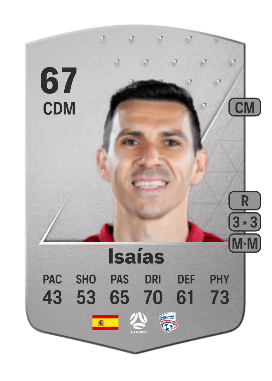 Isaías Common 67 Overall Rating