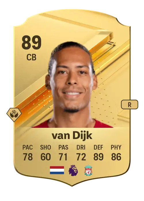 EA FC 24 Virgil van Dijk 89