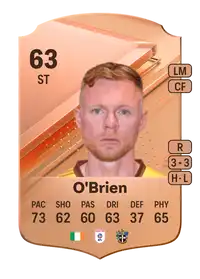 Aiden O'Brien Rare 63 Overall Rating