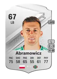 Dawid Abramowicz Rare 67 Overall Rating