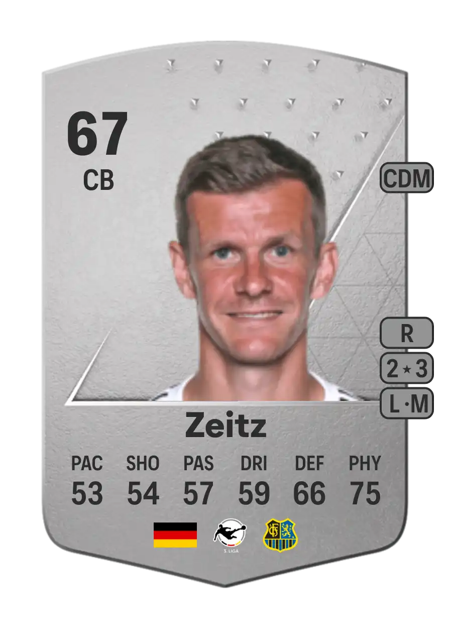Manuel Zeitz Common 67 Overall Rating