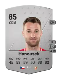 Marek Hanousek Common 65 Overall Rating