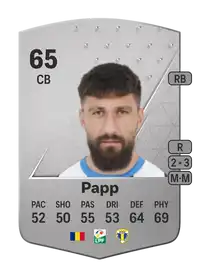 Paul Papp Common 65 Overall Rating