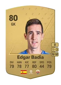 Edgar Badia Common 80 Overall Rating