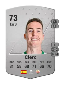 Clerc Common 73 Overall Rating