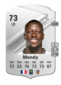 Benjamin Mendy Rare 73 Overall Rating