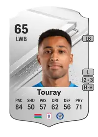 Ibou Touray Rare 65 Overall Rating