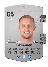 Jack Grimmer Common 65 Overall Rating