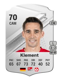 Philipp Klement Rare 70 Overall Rating