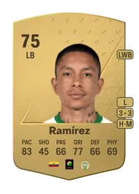 Cristian Ramírez Common 75 Overall Rating