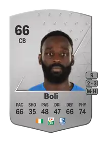 Kévin Boli Common 66 Overall Rating