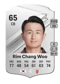 Rim Chang Woo Rare 65 Overall Rating