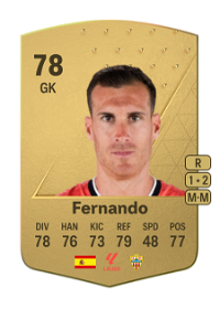 Fernando Common 78 Overall Rating