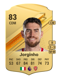 Jorginho Rare 83 Overall Rating