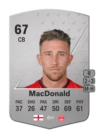 Angus MacDonald Common 67 Overall Rating