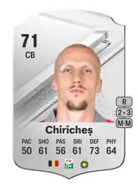 Vlad Chiricheș Rare 71 Overall Rating