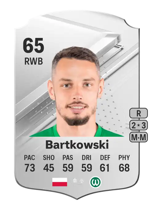 EA FC 24 Jakub Bartkowski 65