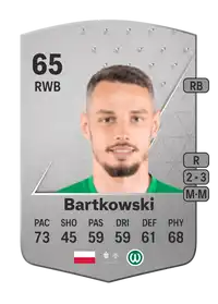 Jakub Bartkowski Common 65 Overall Rating