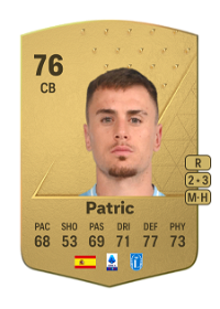 Patric Common 76 Overall Rating