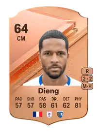 Timothée Dieng Rare 64 Overall Rating